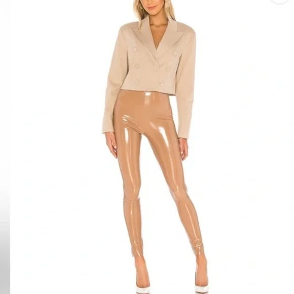Commando Patent Faux-Leather High Gloss Leggings L - Picture 1 of 16